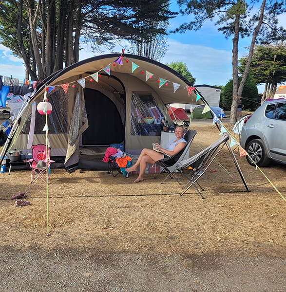 emplacement camping tente caravane