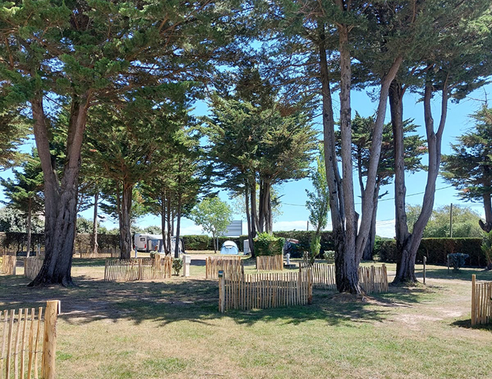 emplacement camping caravaning ombragé